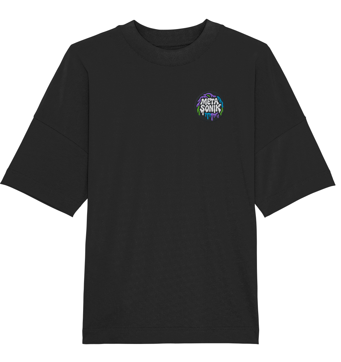 MetaSonik Drip1 - Organic Oversize Shirt (Stick)