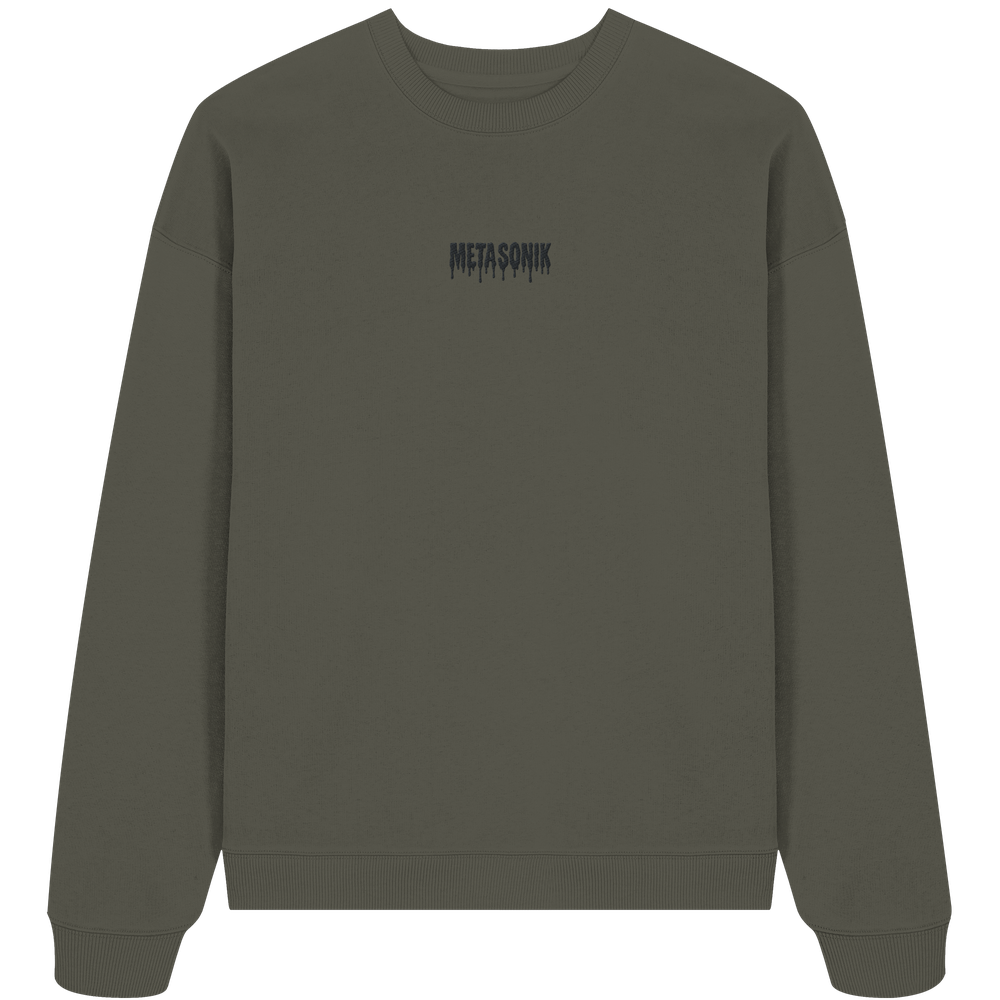 MetaSonik Drip2 - Organic Oversize Sweatshirt (Stick)