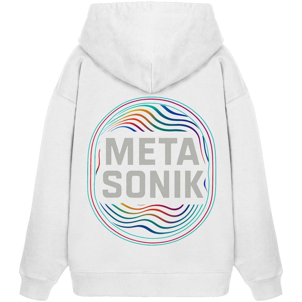 MetaSonik Stick/Druck - Organic Oversize Hoodie – Bild 23
