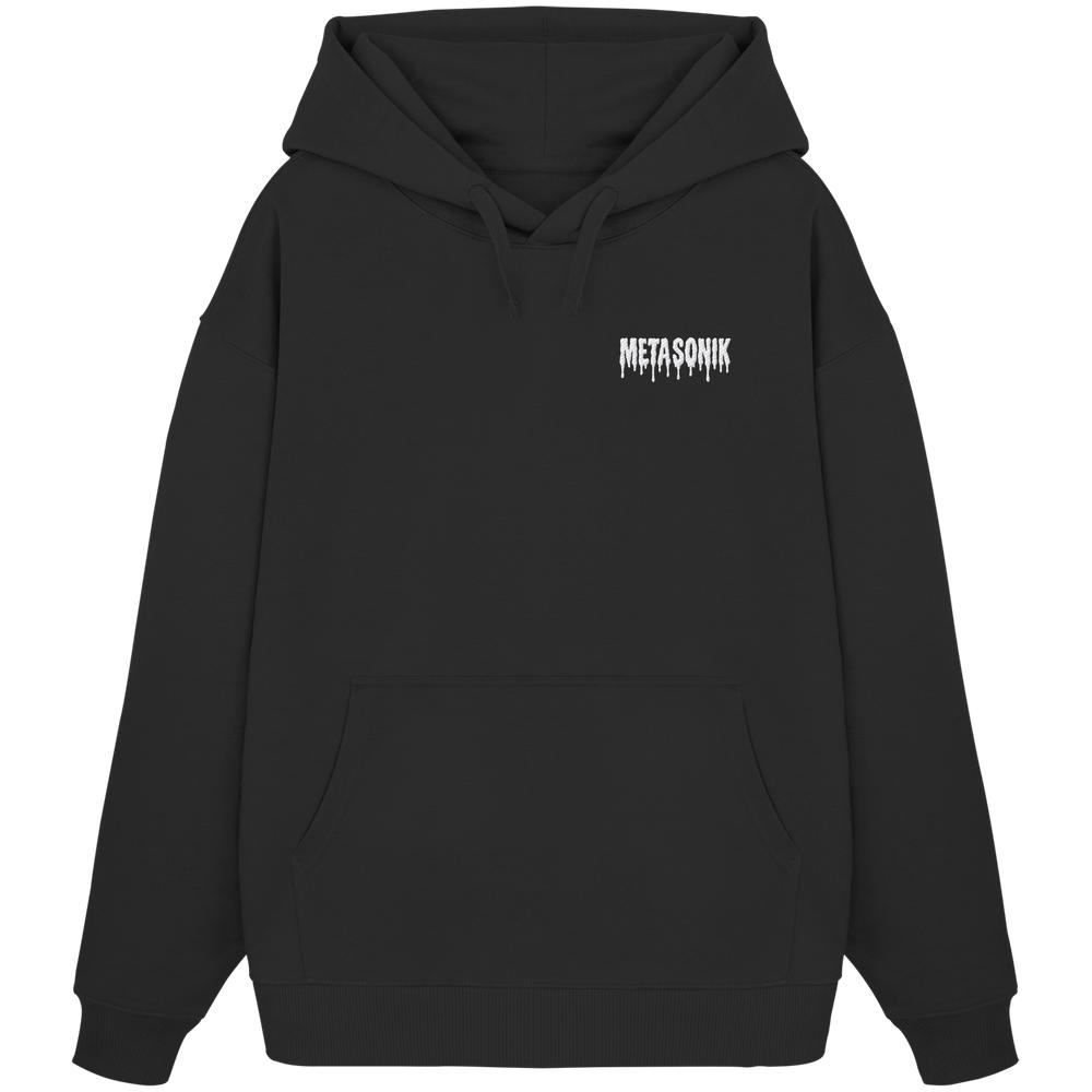 MetaSonik Stick/Druck - Organic Oversize Hoodie – Bild 4