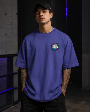 MetaSonik WavesDrip - Organic Oversize Shirt